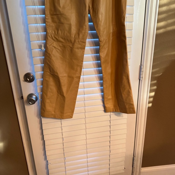 Ralph Lauren Women’s Tan Leather Chinos - Picture 8 of 9